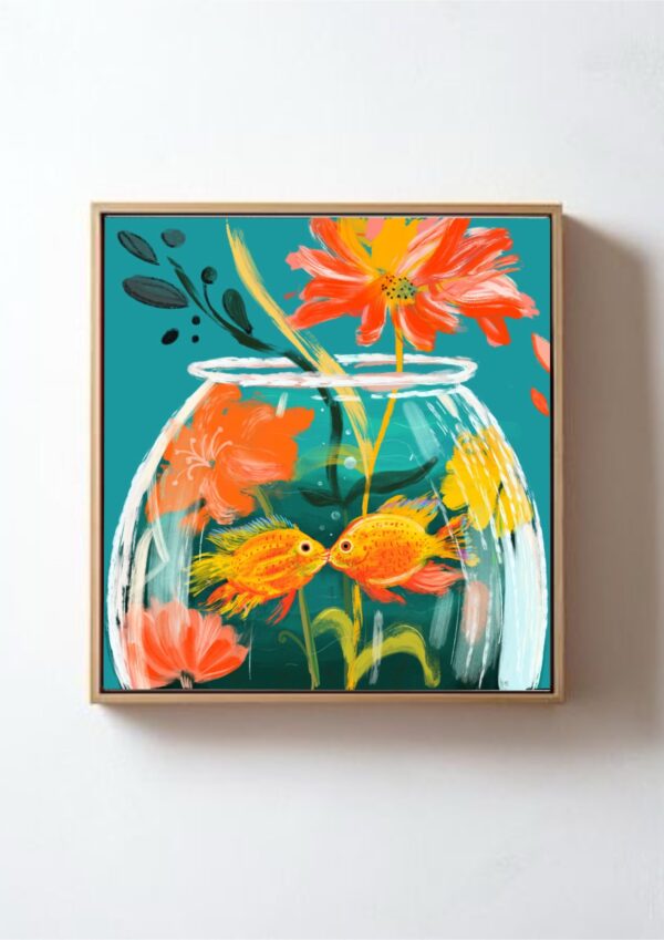 love under water - Digital Illustration (Limited Edition) - Imagen 2