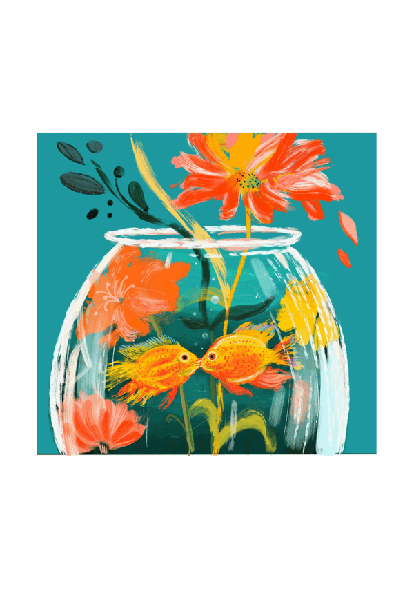 love under water - Digital Illustration (Limited Edition)