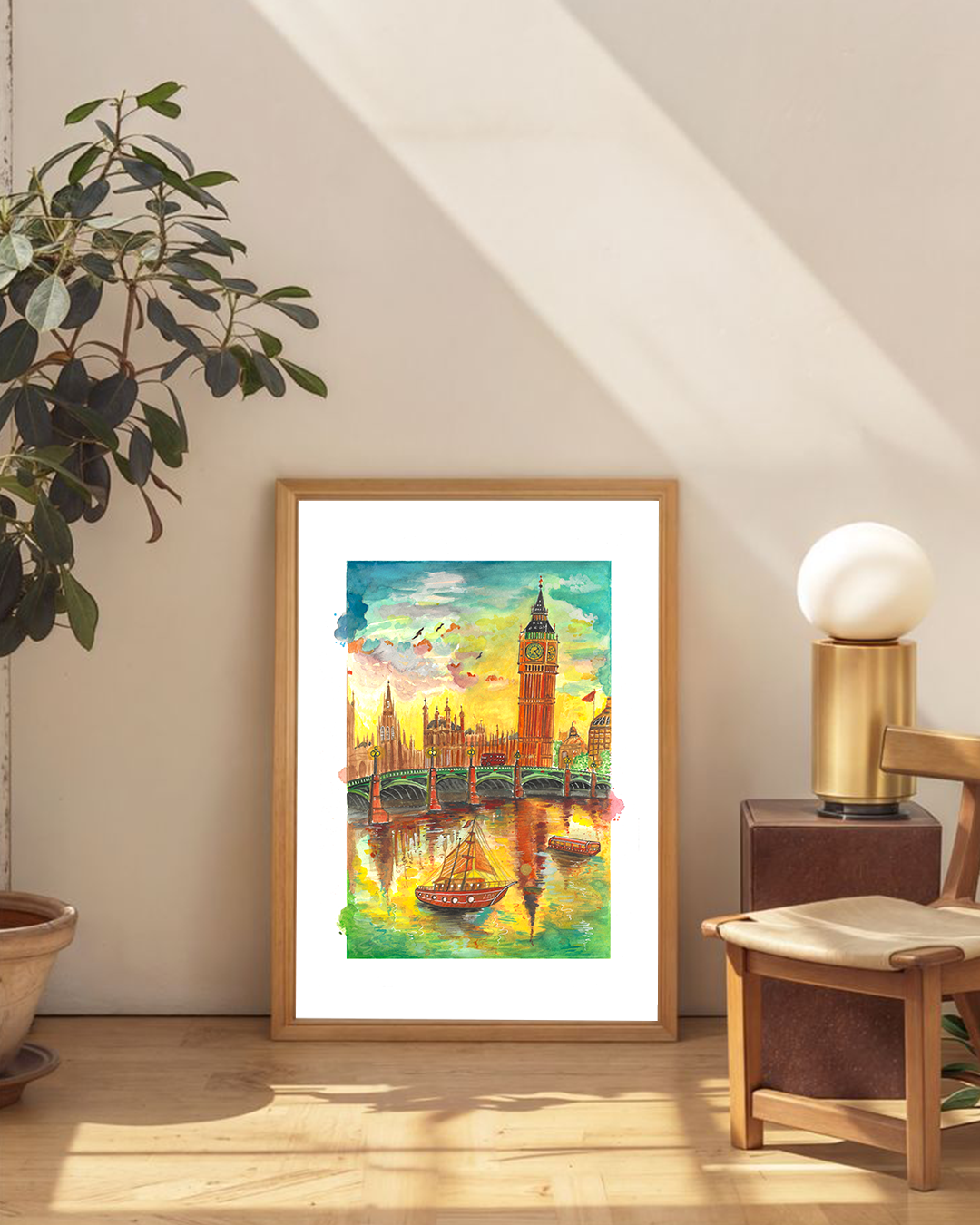 BIG BEN LONDON - WATERCOLOR PRINT- (LIMITED EDITION) - Imagen 5