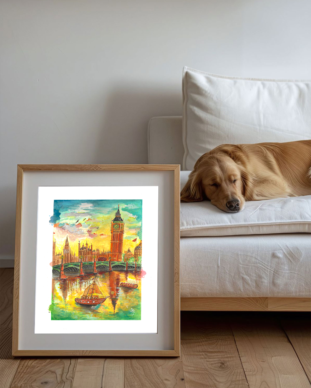 BIG BEN LONDON - WATERCOLOR PRINT- (LIMITED EDITION) - Imagen 10